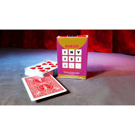 Invisible Deck Bicycle (Red)