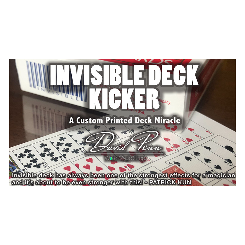 Invisible Deck Kicker (Gimmicks and Online Instructions) by David Penn - Trick