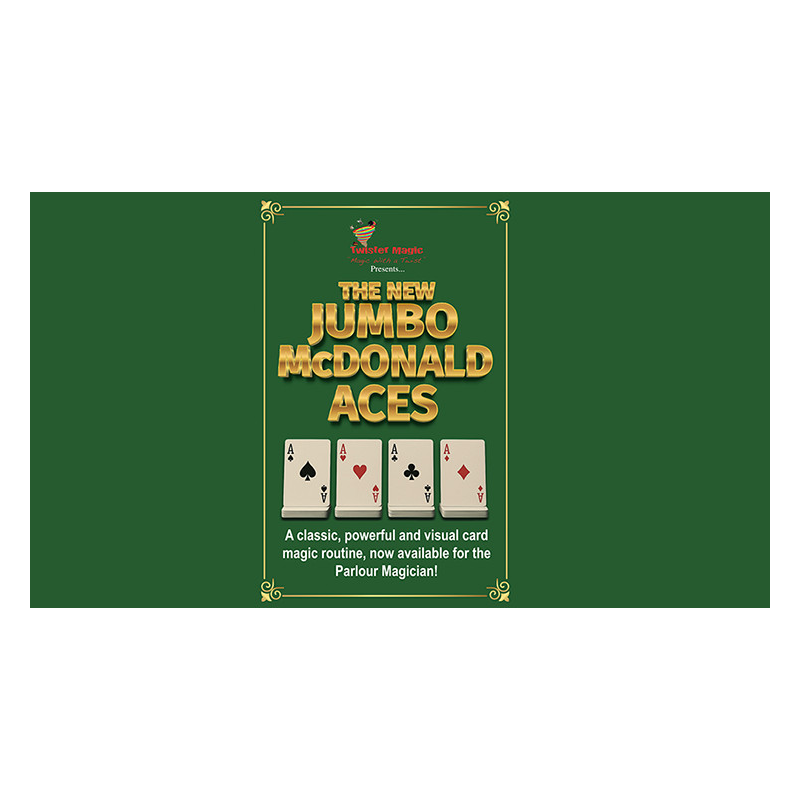 Jumbo McDonald Aces by Twister Magic (Red)