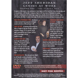 Jeff Sheridan Genius at Work Vol 1 Street Act - DVD