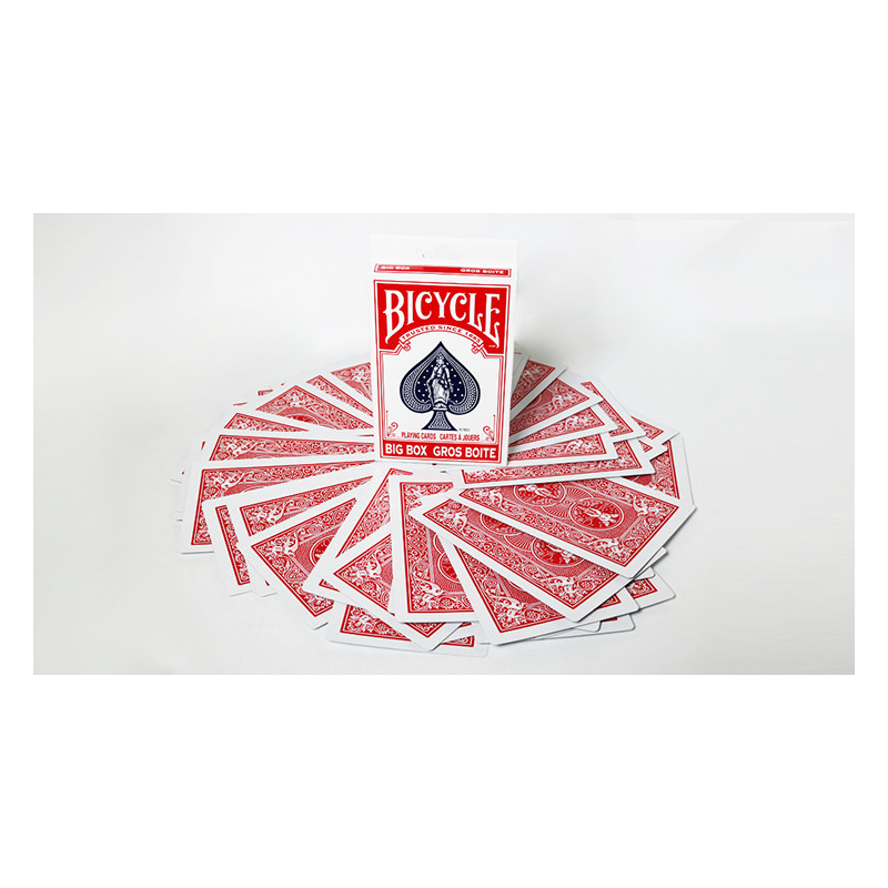 Bicycle Jumbo ESP 50 Cards Red (10 of each Square, Wavy Lines, Star, Circle and Cross) by Murphy's Magic