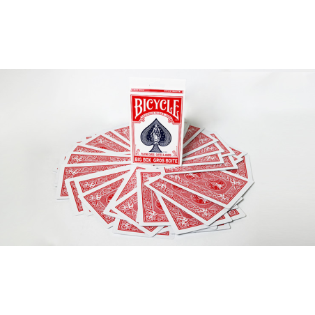 Bicycle Jumbo ESP 50 Cards Red (10 of each Square, Wavy Lines, Star, Circle and Cross) by Murphy's Magic