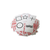 Bicycle Jumbo ESP 50 Cards Red (10 of each Square, Wavy Lines, Star, Circle and Cross) by Murphy's Magic