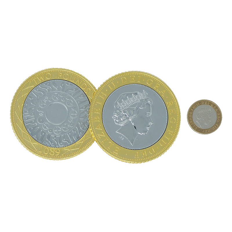 JUMBO £2 (pound sterling) coin - Trick