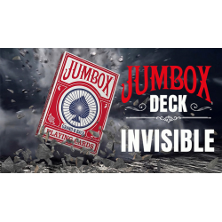 Jumbox Invisible Deck (Red) by Magic Dream