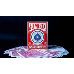 Jumbox Invisible Deck (Red) by Magic Dream