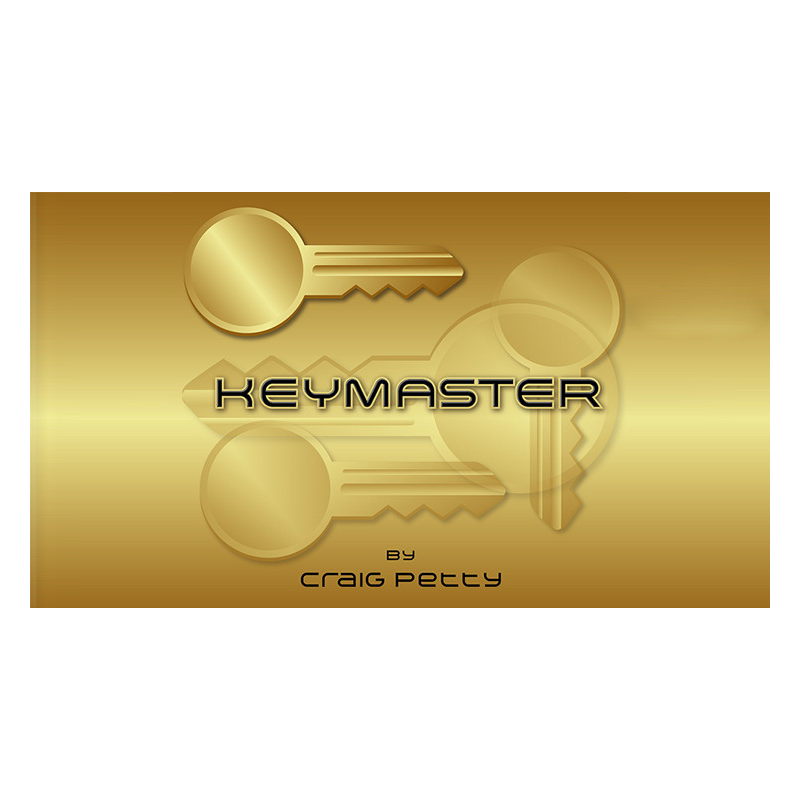 Keymaster Brass (Gimmicks and Online Instructions) by Craig Petty - Trick