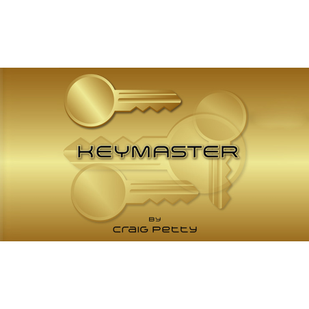 Keymaster Brass (Gimmicks and Online Instructions) by Craig Petty - Trick
