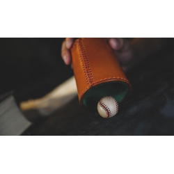Leather Chop Cup with Balls (Brown) by TCC