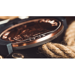 L Holder (Double Jumbo Coins 2.7"-3.2") by Long Long and Bacon Magic