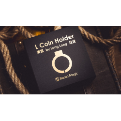 L Holder (Single Jumbo Coin 2.7"-3.2") by Long Long and Bacon Magic