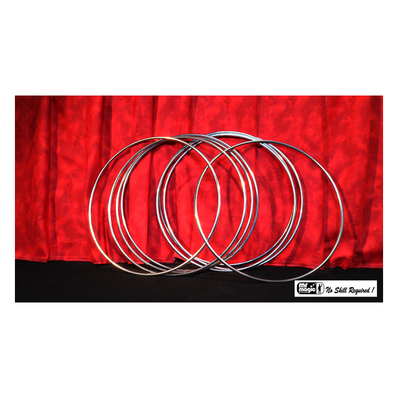 12 inch Linking Rings SS (8 Rings) by Mr. Magic - Trick