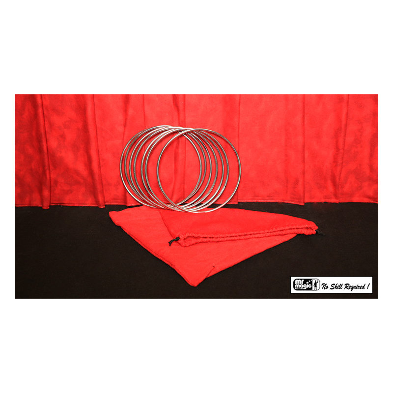 8" Linking Rings SS (7 Rings) by Mr. Magic - Trick