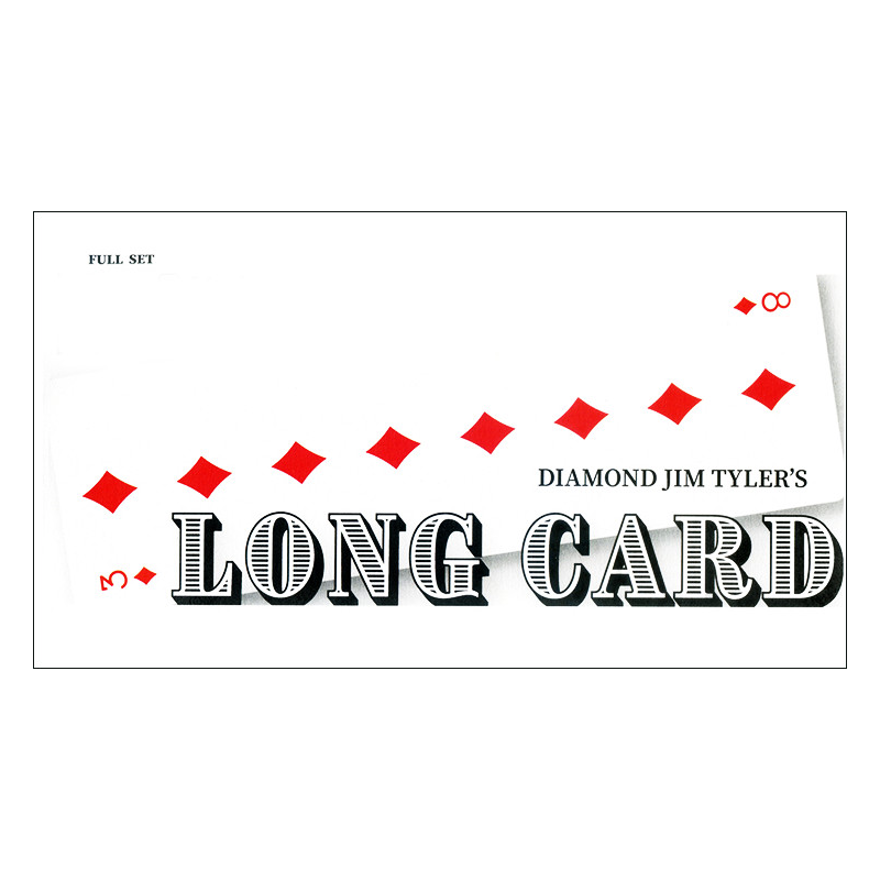 Long Card (Set) by Diamond Jim Tyler