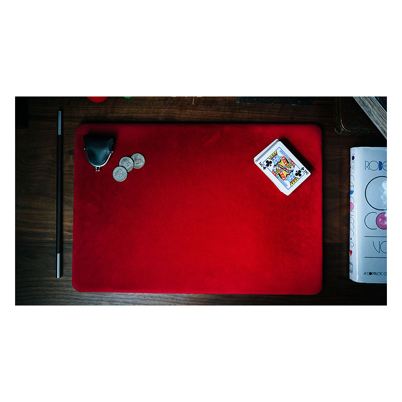 Suede Leather Large Pad (Red) by TCC - Trick