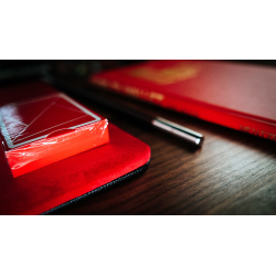 Suede Leather Medium Pad (Red) by TCC - Trick