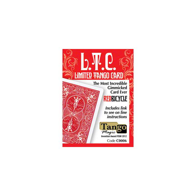 Limited Tango Card Red (T.L.C.) (C0006) by Tango - Trick