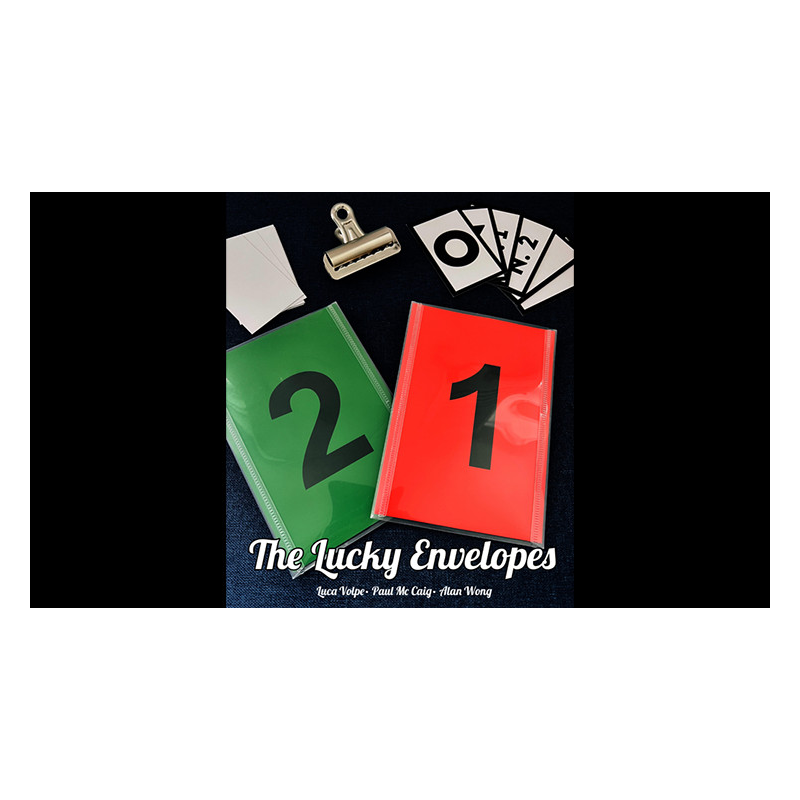 The Lucky Envelopes (Gimmicks and Online Instructions) by Luca Volpe, Paul McCaig, and Alan Wong - Trick
