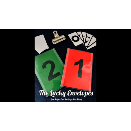 The Lucky Envelopes (Gimmicks and Online Instructions) by Luca Volpe, Paul McCaig, and Alan Wong - Trick