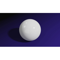Magnetic Ball (White) by Iarvel Magic