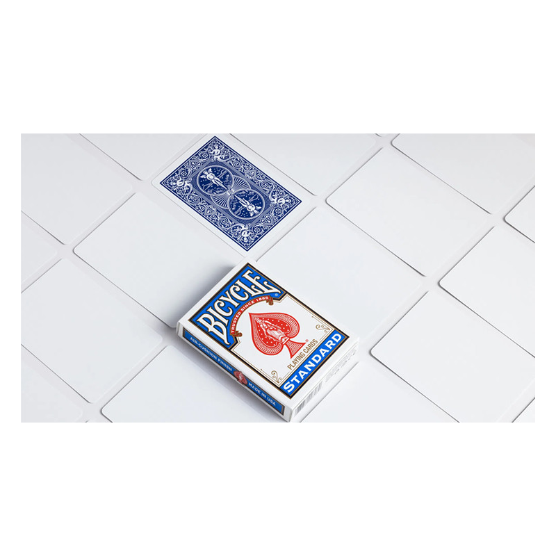 Magnetic Card - Bicycle Cards (2 Per Package) Blank Face Blue by Chazpro - Trick