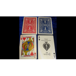 Magnetic Card- Bicycle Cards (2 Per Package) Double Back Blue by Chazpro - Trick