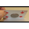 Magnetic Card- Bicycle Cards (2 Per Package) Double Back Red by Chazpro - Trick