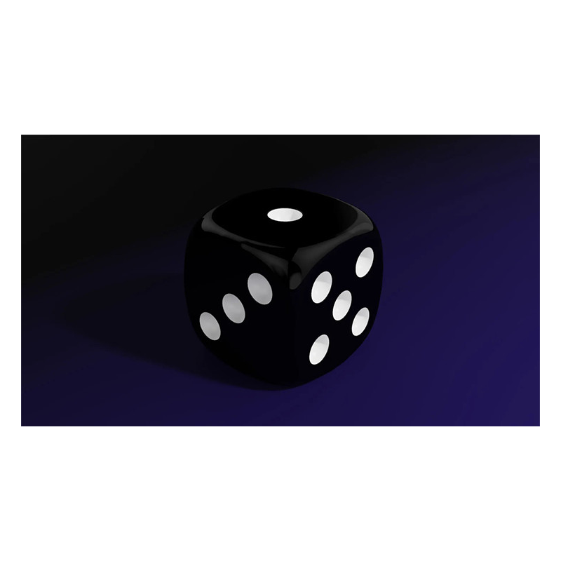 Magnetic Die (Black) by Iarvel Magic