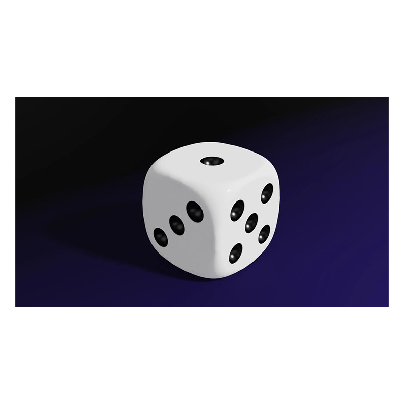Magnetic Die (White) by Iarvel Magic