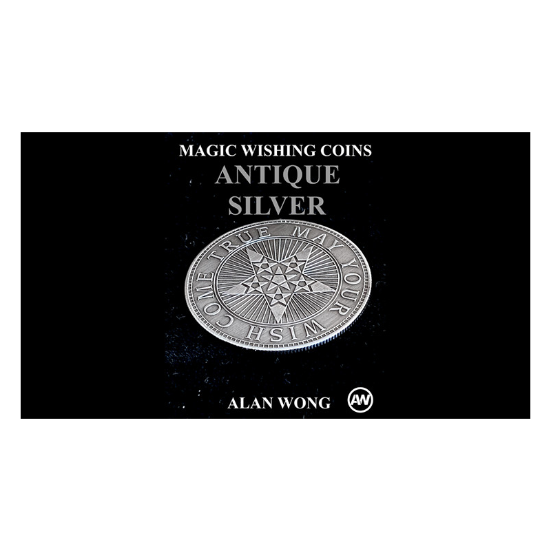 Magic Wishing Coins Antique Silver (12 Coins) by Alan Wong - Trick