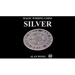 Magic Wishing Coins Silver (12 Coins) by Alan Wong - Trick