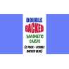 Magnetic Cards (2 pack/double back blue) by Chazpro Magic. - Trick