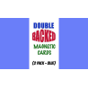 Magnetic Cards (2 pack/Blue) by Chazpro Magic. - Trick