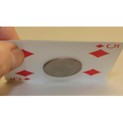 Magnetic Cards (2 pack/Blue) by Chazpro Magic. - Trick
