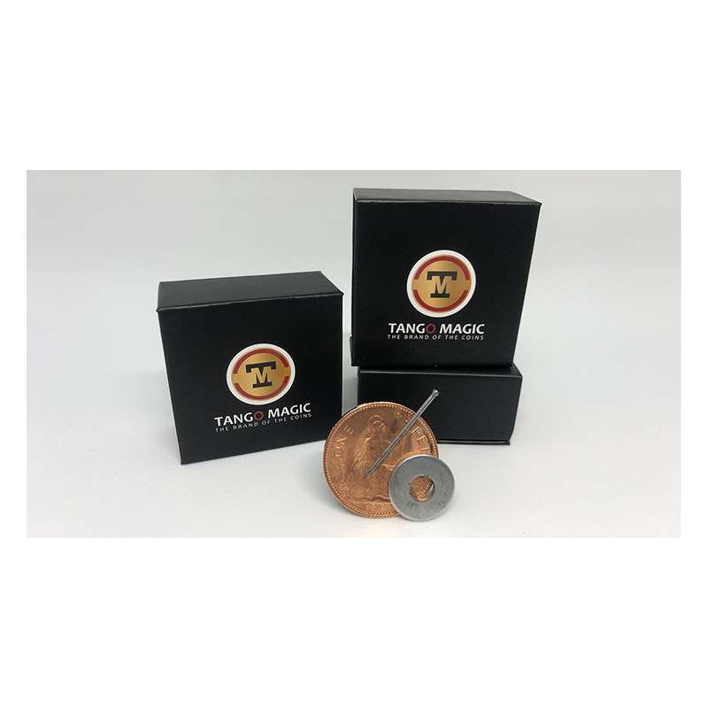 Magnetic Coin English Penny (D0027) by Tango - Trick
