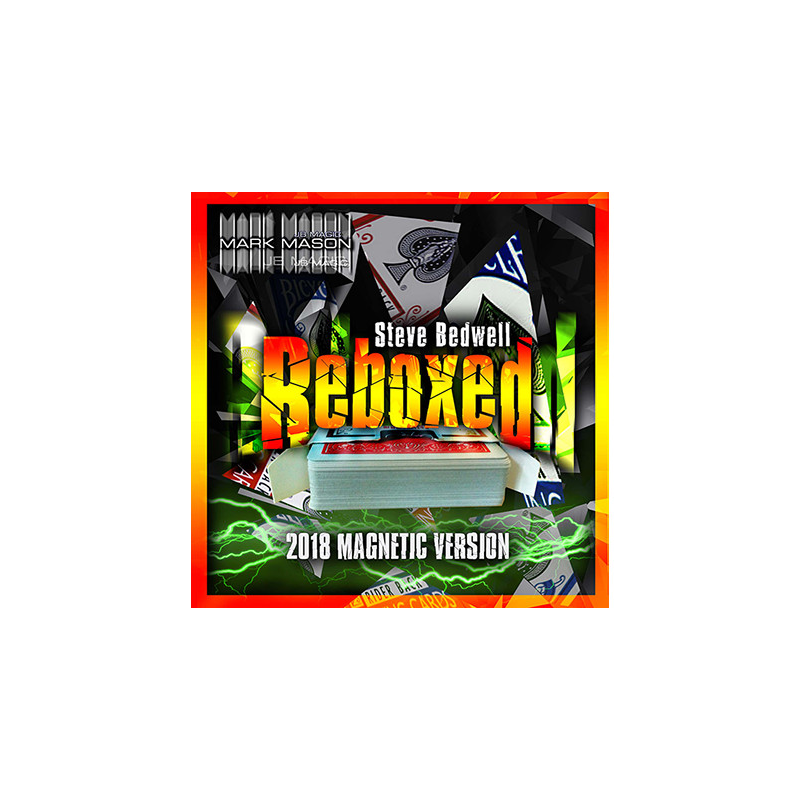 Reboxed 2018 Magnetic Version Red (Gimmicks and Online Instructions) by Steve Bedwell and Mark Mason - Trick