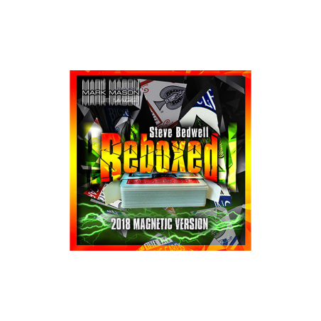 Reboxed 2018 Magnetic Version Red (Gimmicks and Online Instructions) by Steve Bedwell and Mark Mason - Trick
