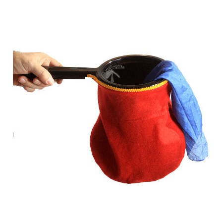 Change Bag Standard (Red with Zipper) by Bazar de Magia - Trick