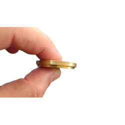Marcel's Okito Box HALF DOLLAR SIZE (Gimmicks and Online Instructions) by Marcelo Manni - Trick