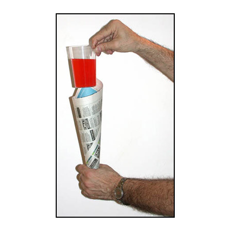 Comedy Glass in Paper Cone by Bazar de Magia- Trick