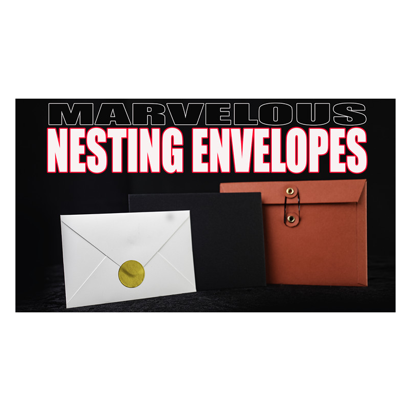 Marvelous Nesting Envelopes (Gimmicks and Online Instructions) by Matthew Wright - Trick