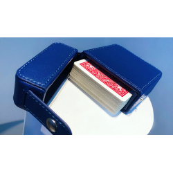 MAZE Leather Card Case (Blue) by Bond Lee - Trick