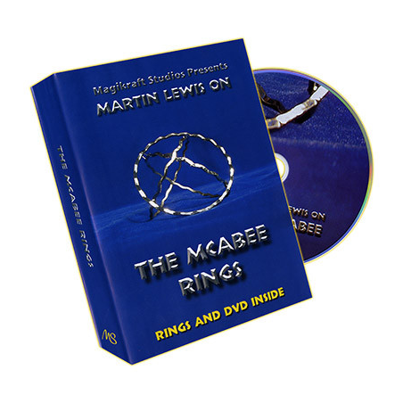McAbee Rings (Gold Rings and DVD) by Martin Lewis - Trick
