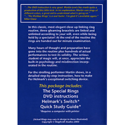 McAbee Rings (Gold Rings and DVD) by Martin Lewis - Trick