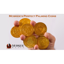 Jeff McBride Manipulation Coins (Set of 5) by Jeff McBride and Alan Wong - Trick