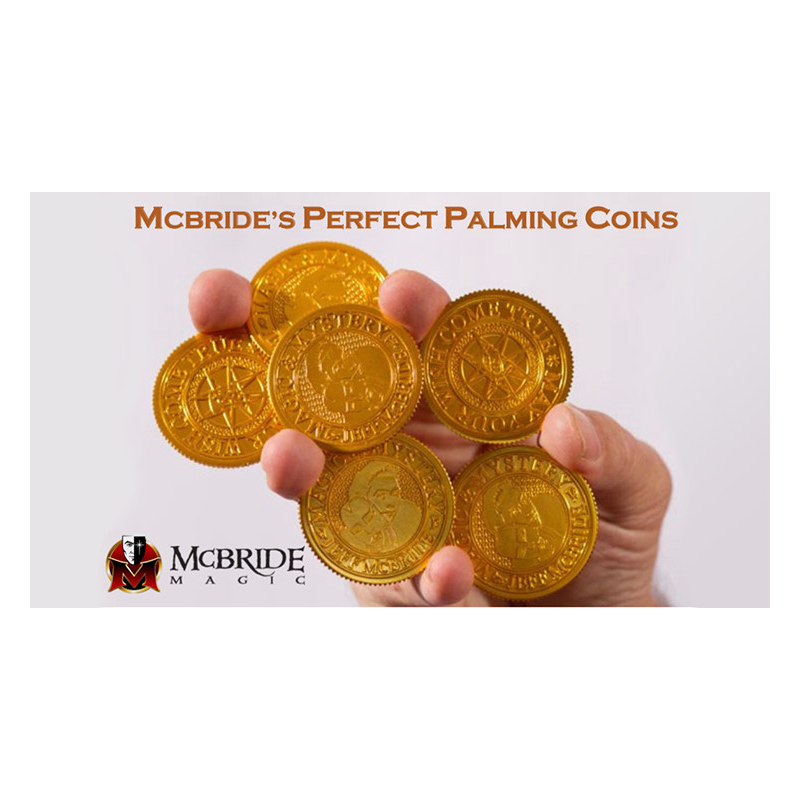Jeff McBride Manipulation Coins (Set of 5) by Jeff McBride and Alan Wong - Trick