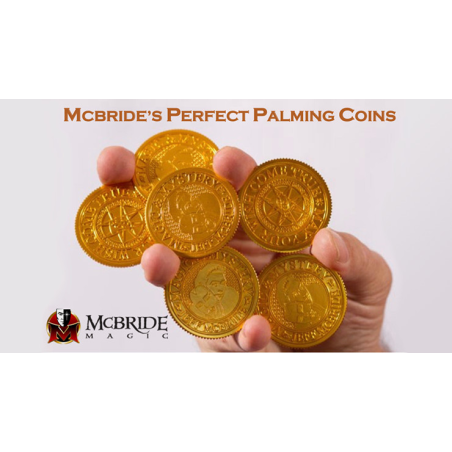 Jeff McBride Manipulation Coins (Set of 5) by Jeff McBride and Alan Wong - Trick