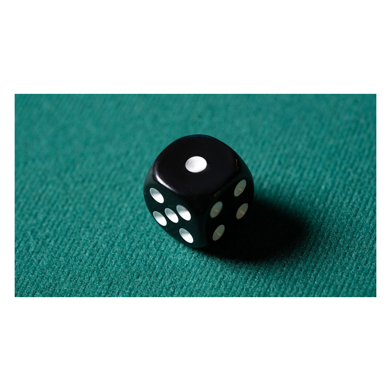 REPLACEMENT DIE BLACK (GIMMICKED) FOR MENTAL DICE by Tony Anverdi - Trick