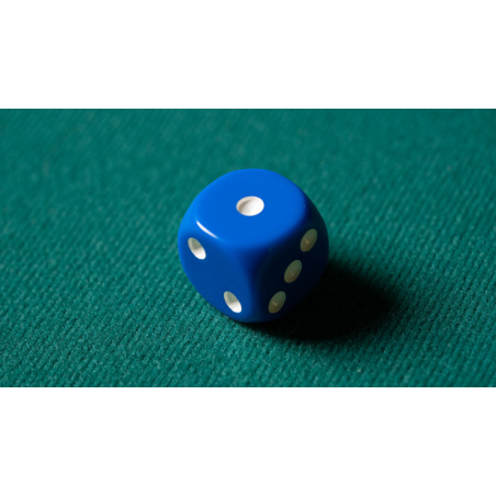 REPLACEMENT DIE BLUE (GIMMICKED) FOR MENTAL DICE by Tony Anverdi - Trick
