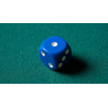 REPLACEMENT DIE BLUE (GIMMICKED) FOR MENTAL DICE by Tony Anverdi - Trick